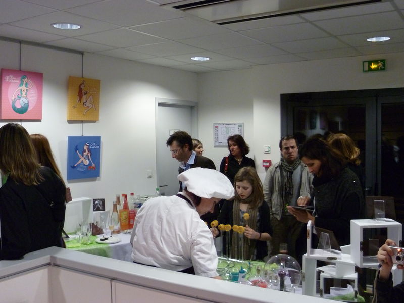 Exposition 2010 - Soirée du vernissage le 25 mars à l'agence mediapilote de Cholet - 91
