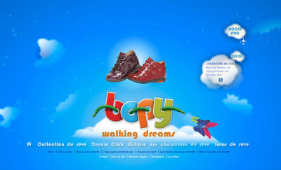 bopy site web chaussures enfant fille garcon