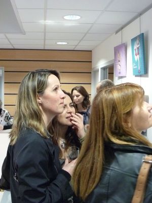 Exposition 2010 - Soirée du vernissage le 25 mars à l'agence mediapilote de Cholet - 93