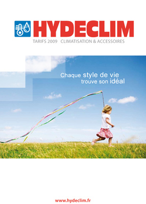 hydeclim catalogue climatisation accessoire