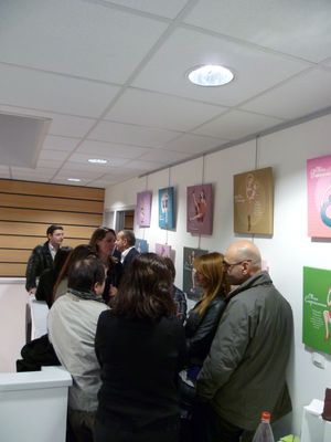 Exposition 2010 - Soirée du vernissage le 25 mars à l'agence mediapilote de Cholet - 94
