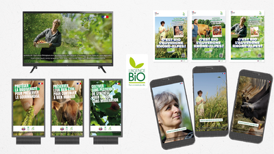 AGENCE BIO – Agroalimentaire _ Agriculture – Strate?gie _ plan de communication – Affichage